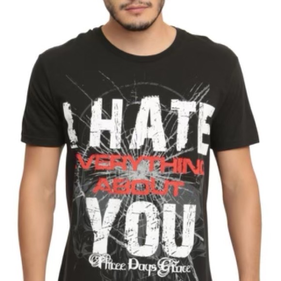 Hot Topic Three Days Grace Band Tee 